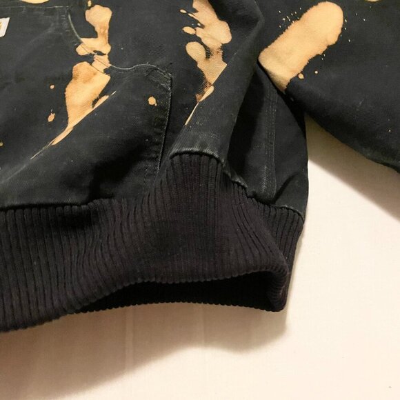 Carhartt Bomber Jacket Mens 3XL Distressed Tie Dye Style - Picture 7 of 16